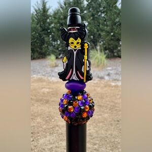 Disney Maleficent Inspired Handcrafted Beaded & Rhinestone Pen Stationery Gift